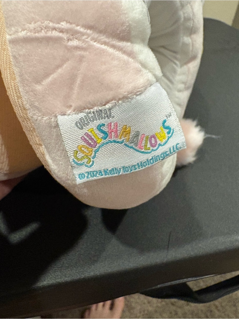 Squishmallow Plush Slippers Alyssa the Swan Kids Youth Size 6 / 7 Fast Shipping - Picture 8 of 10